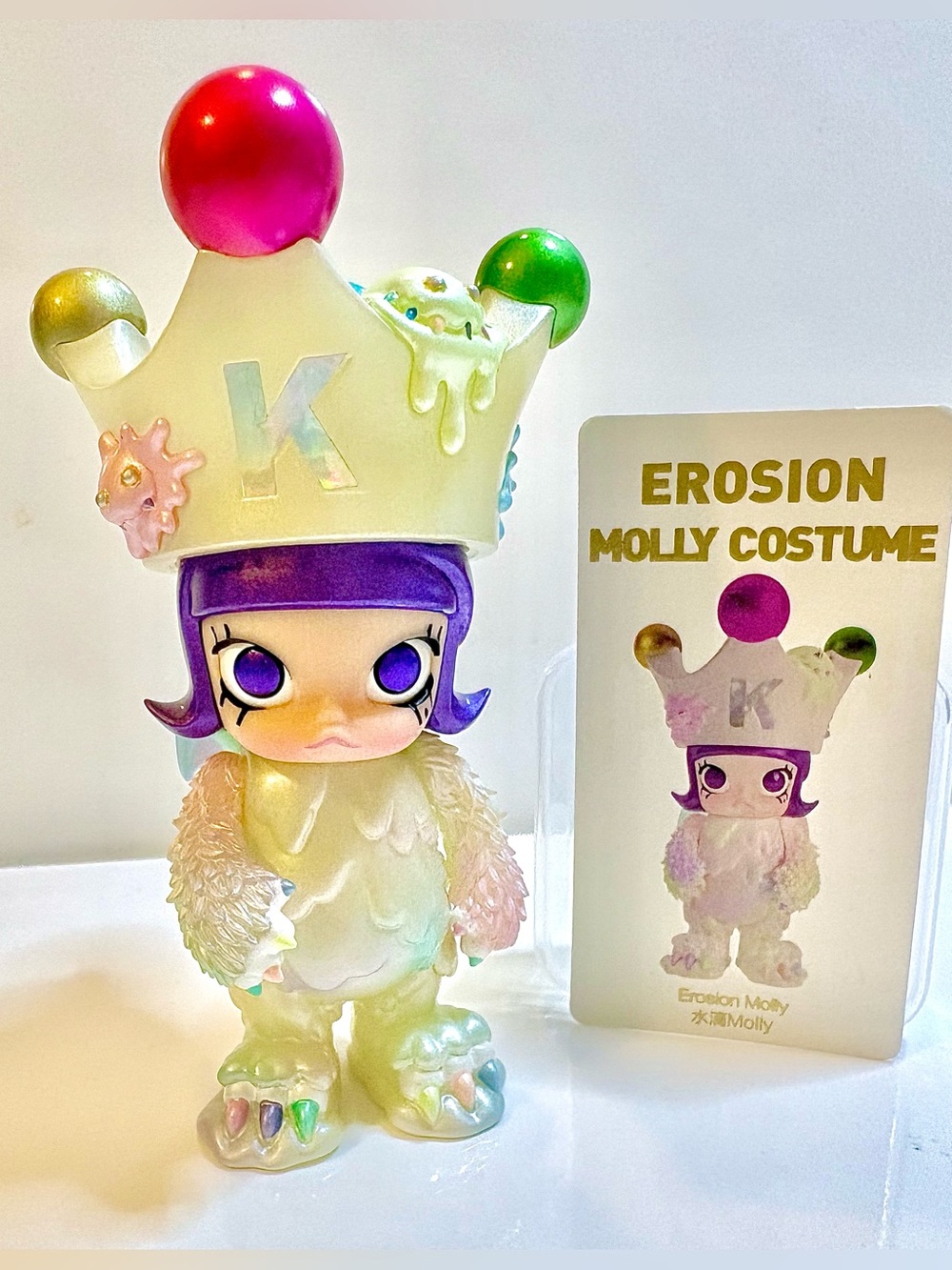 Secret! Kennyswork x Pop Mart x Instinctoy Erosion Vincent Molly. Discontinued.
